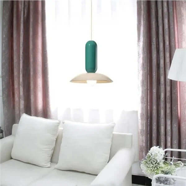 Macaron Frisbee Pendel Lampe