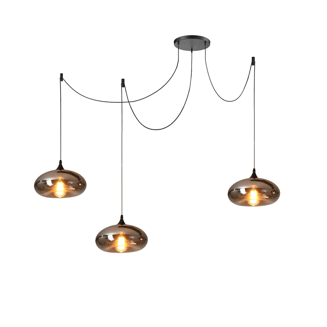 Moderne Glasflaske Pendellampe