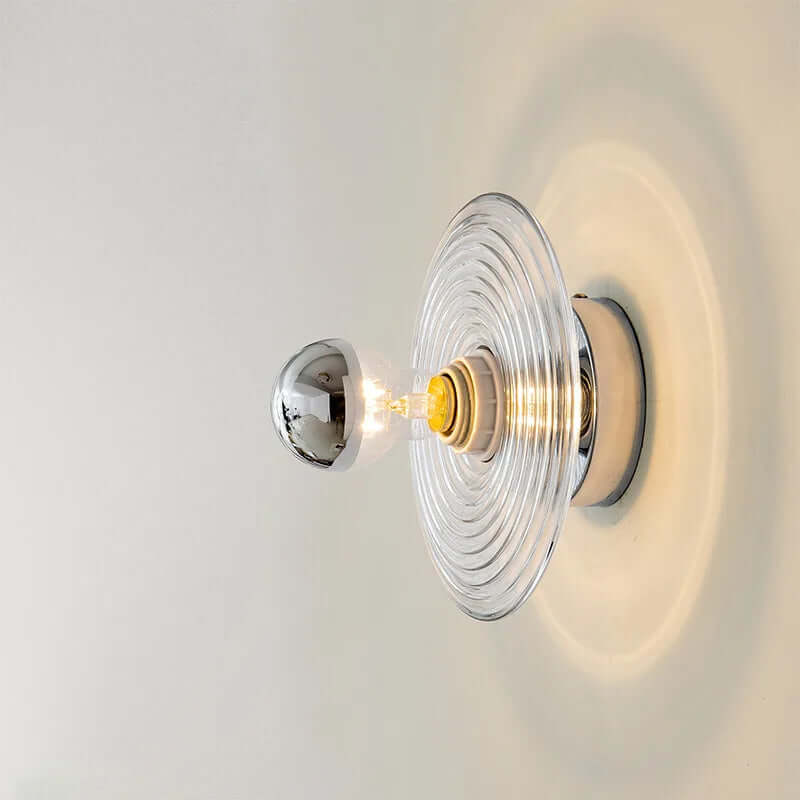 Vintage LED Væglampe i Glas