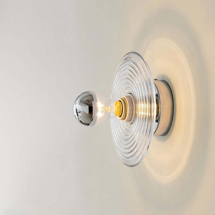 Vintage LED Væglampe i Glas