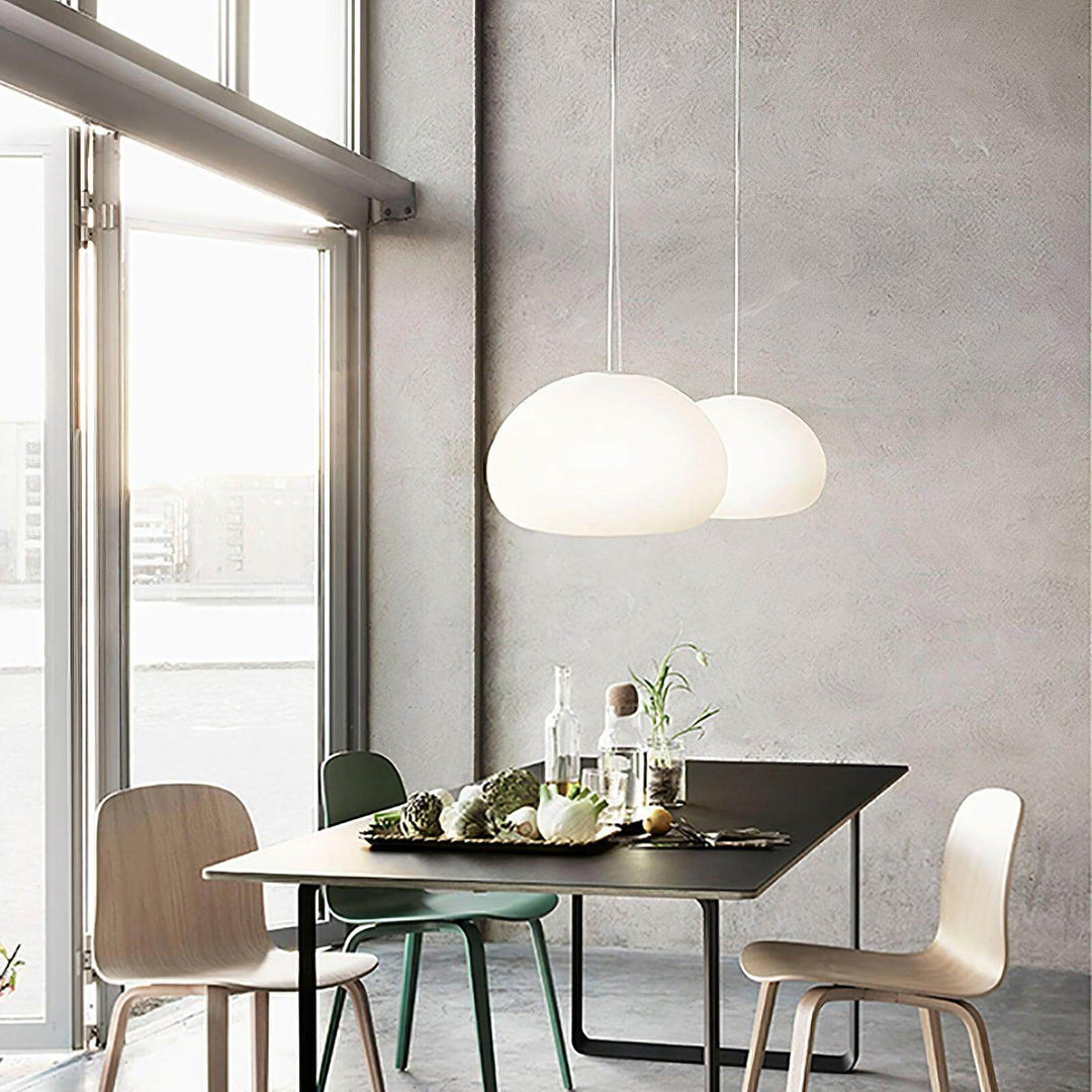 Moderne pendelampe – blødt lys