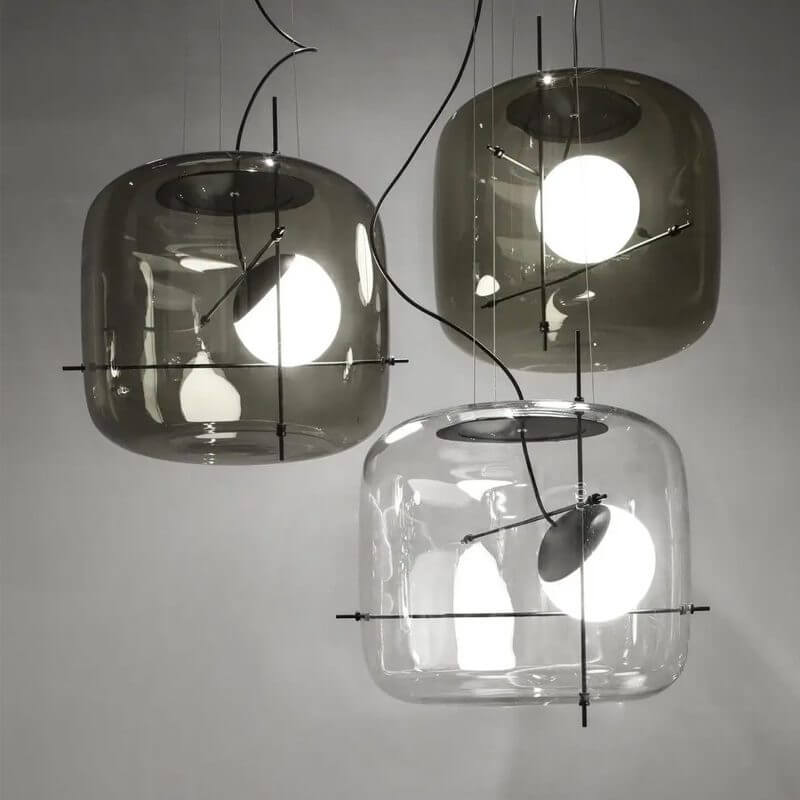 Nem installation af moderne glas pendel
