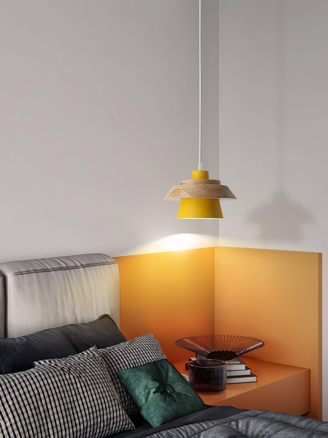 Lampe Pendante En Bois De Pierre