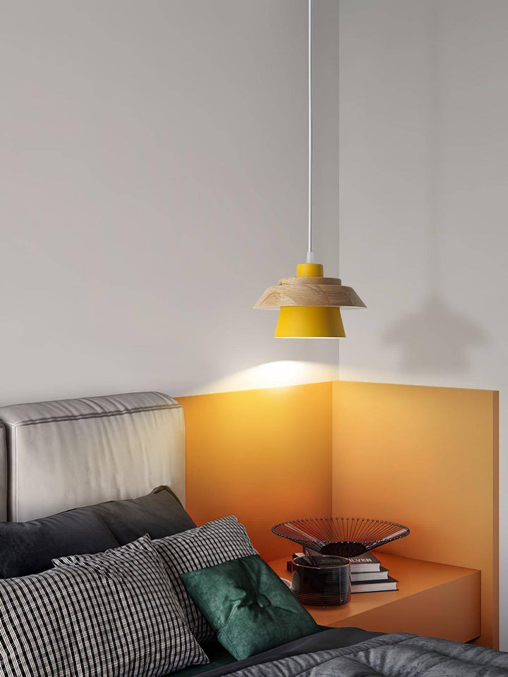 Lampe Pendante En Bois De Pierre