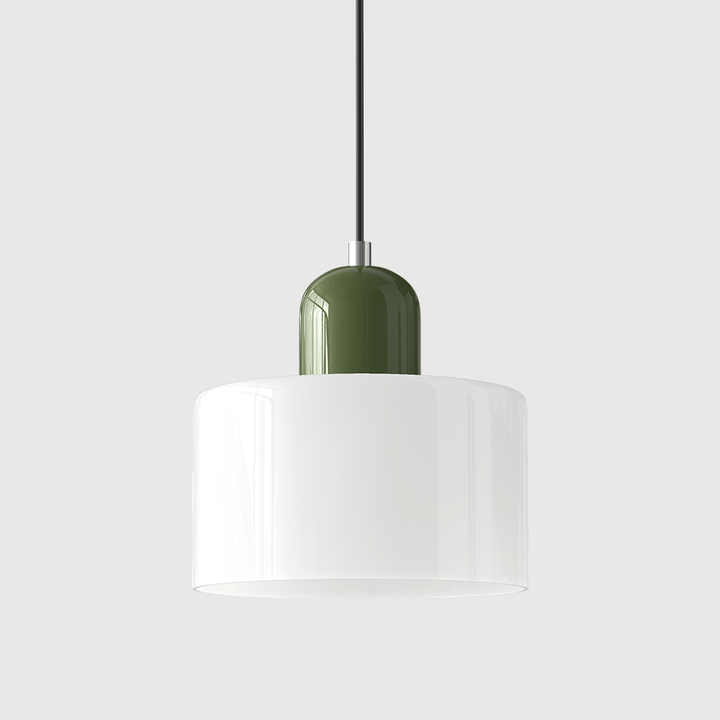Moderni lasinen Bauhaus-tyylinen riippuvalaisin