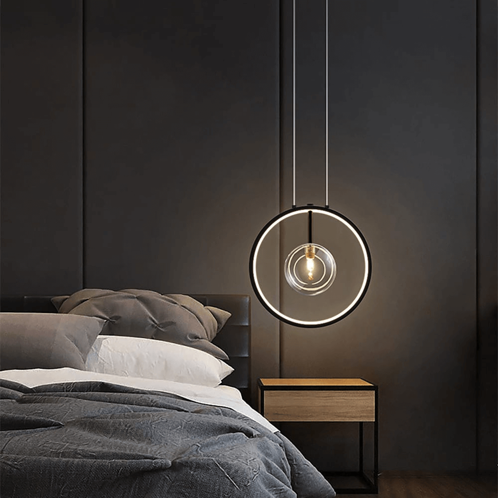 Moderne Glas-LED Hængelampe