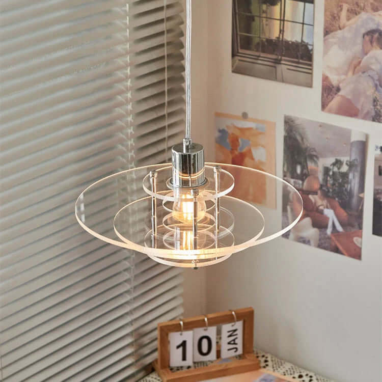 Moderne UFO-formet pendellampe, vintage stil