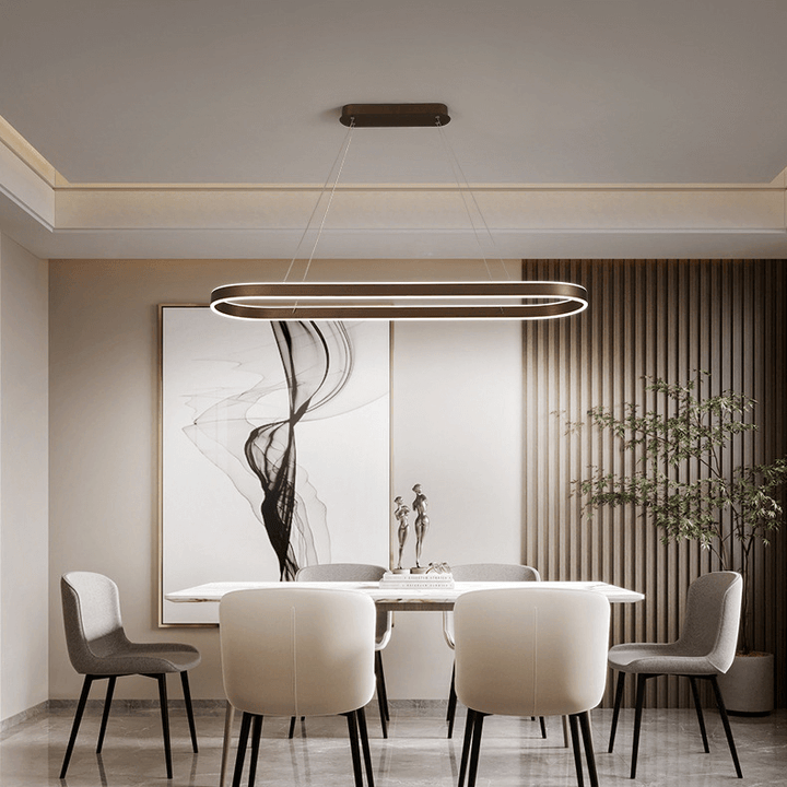 Moderne Spisebords Pendel - Rosaguld