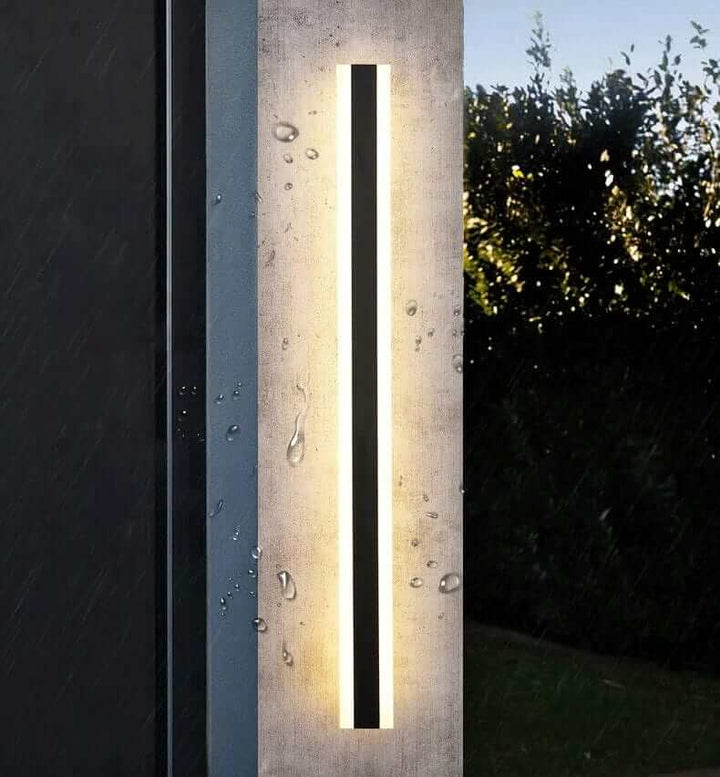 Moderne LED-væglampe - Stribet design
