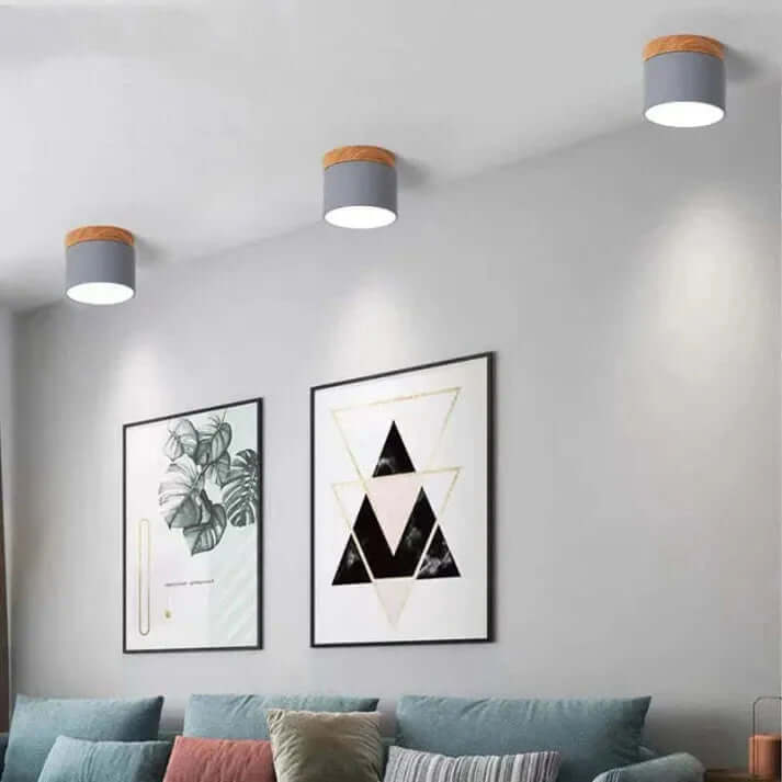 Moderne LED-loftslampe til gangen