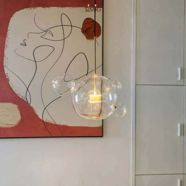Moderne pendellampe med LED-lys