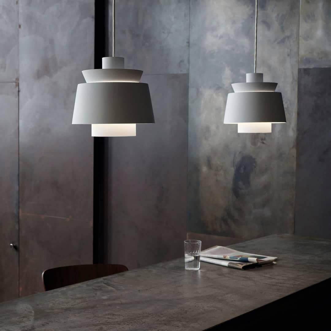 Moderne pendellampe i rosafarvet finish
