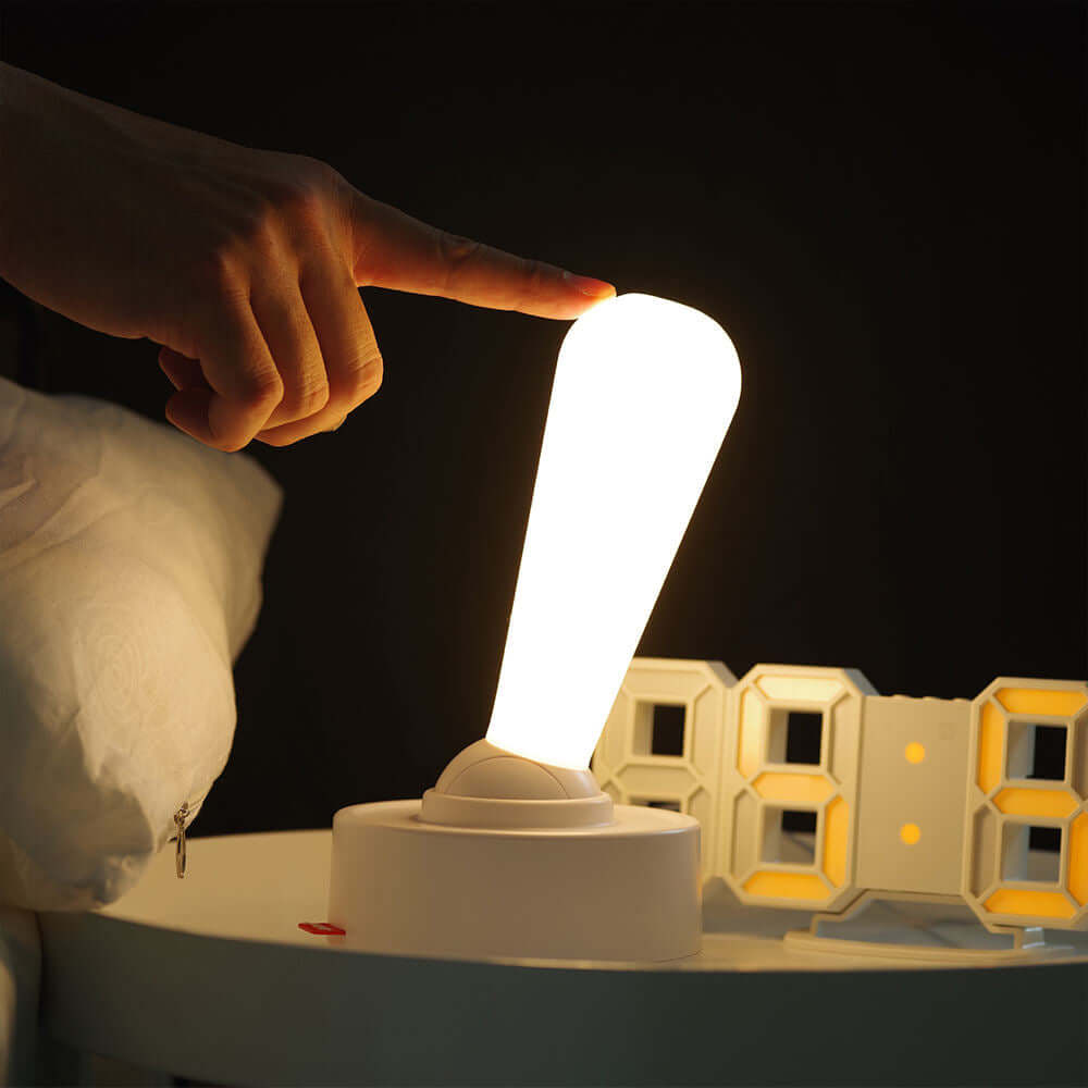 Retro bordlampe med vippekontakt