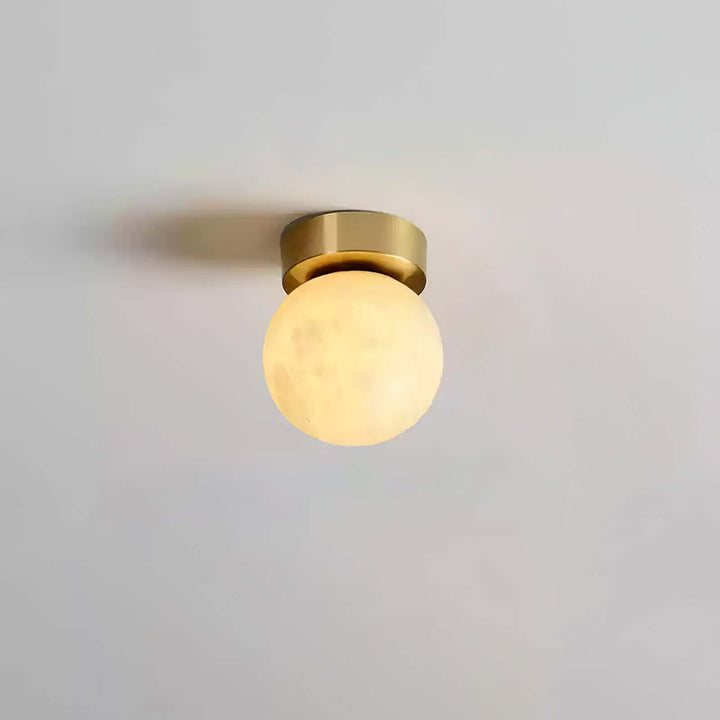 Måne lys alabaster loftlampe