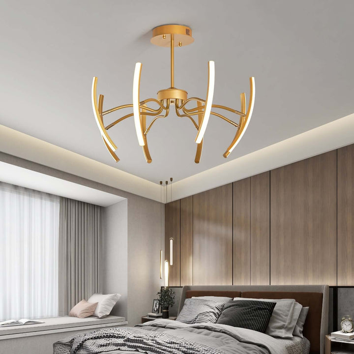 Moderne loftlampe sort