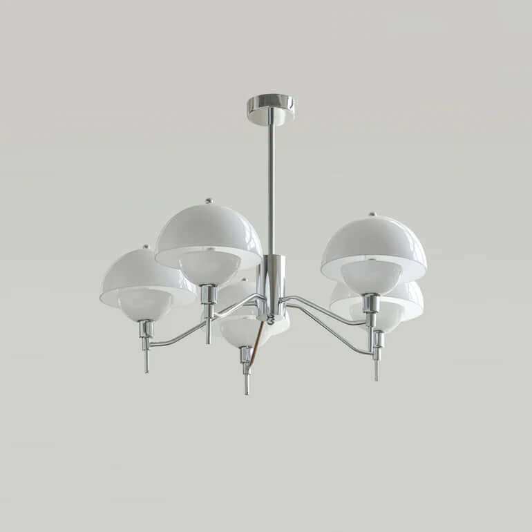Fransk Boble Loftslampe Guld Creme