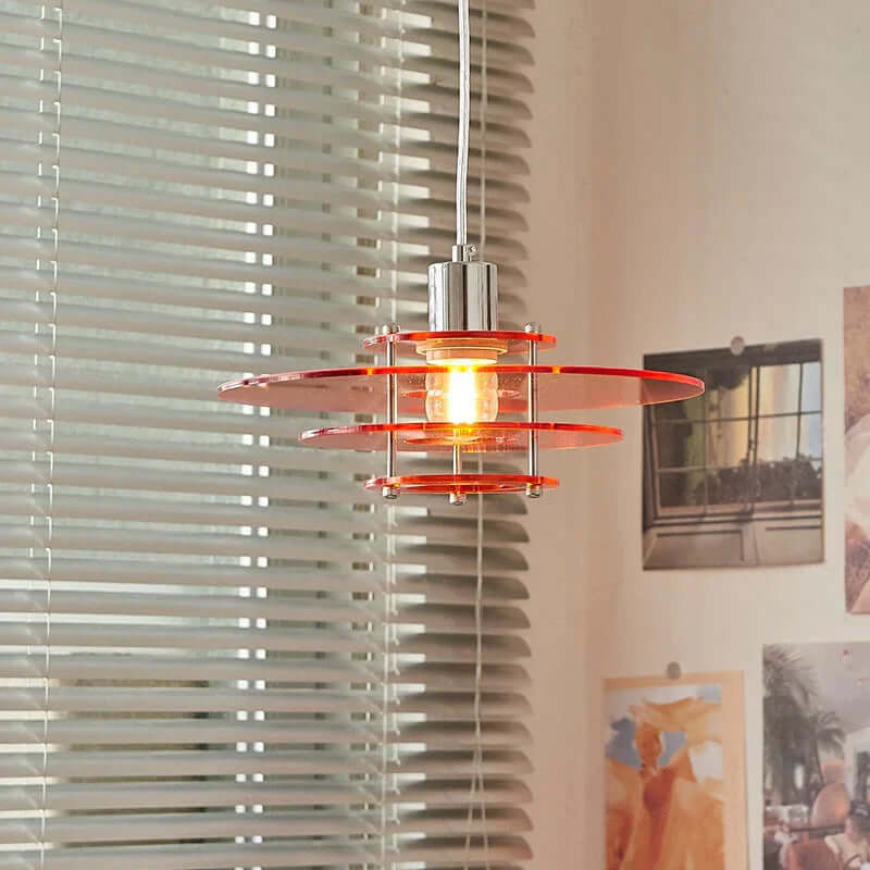 Moderne UFO-formet pendellampe, vintage stil
