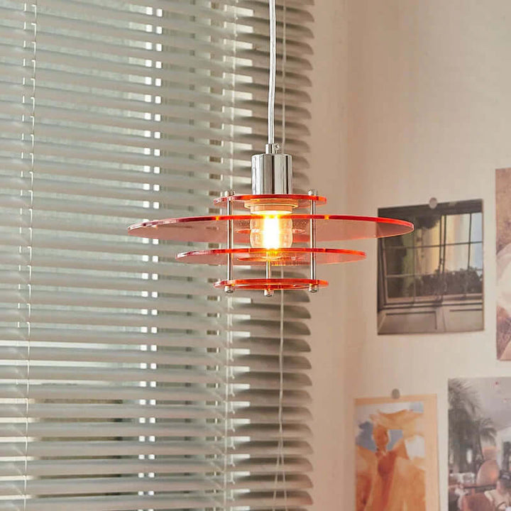 Moderne UFO-formet pendellampe, vintage stil