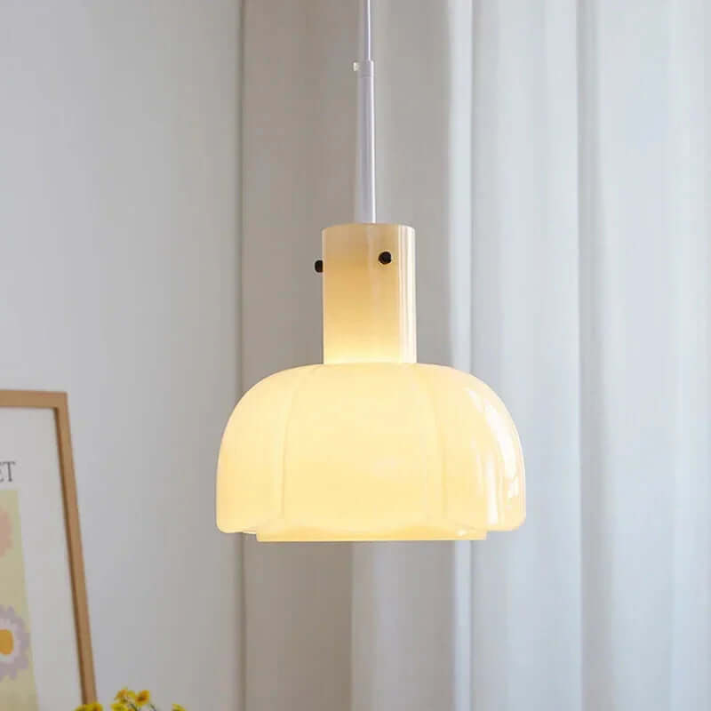 Moderne nordisk glas pendellampe