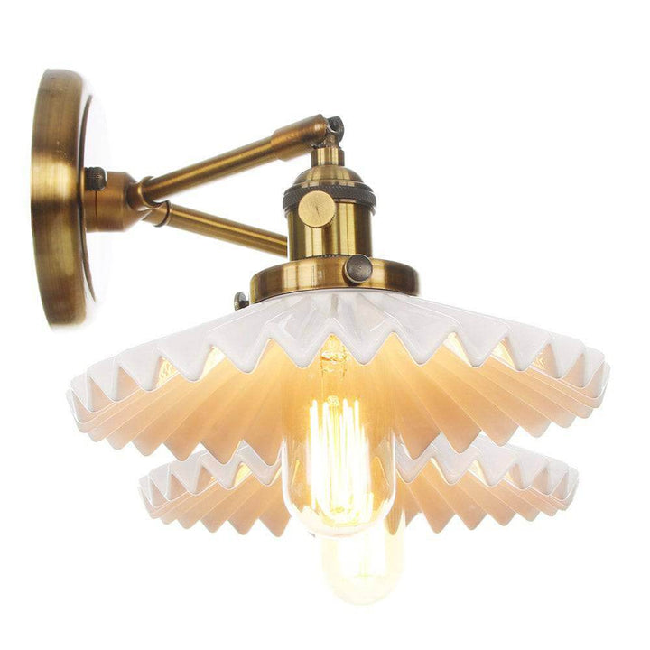Lampe À Double Tête En Céramique Ancienne