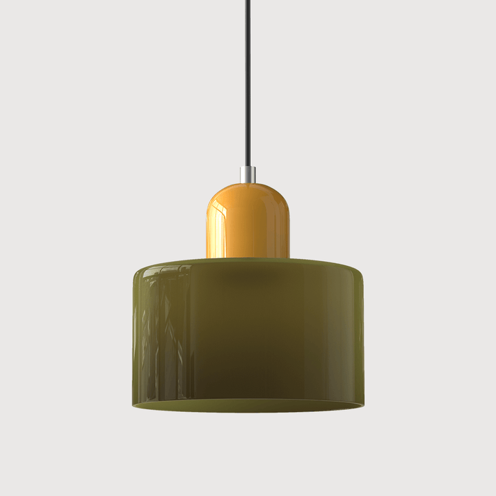 Moderni lasinen Bauhaus-tyylinen riippuvalaisin