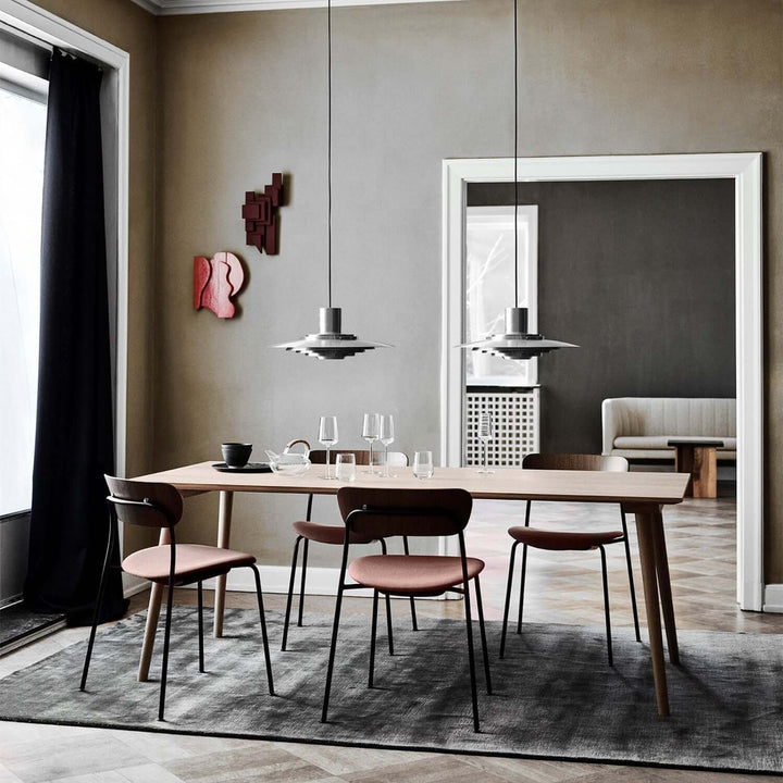 Moderne pendellampe i aluminium, skandinavisk design