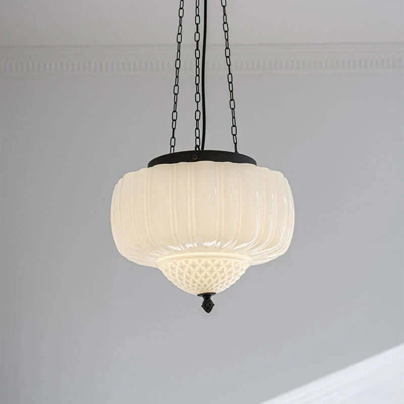 Moderne minimalistisk pendellampe i glas