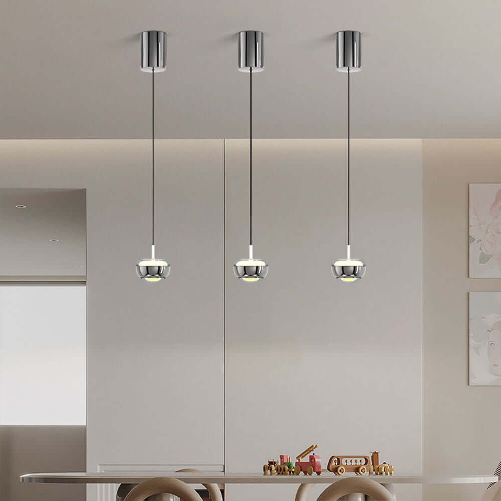 Halvcirkel LED loftlampe, moderne design