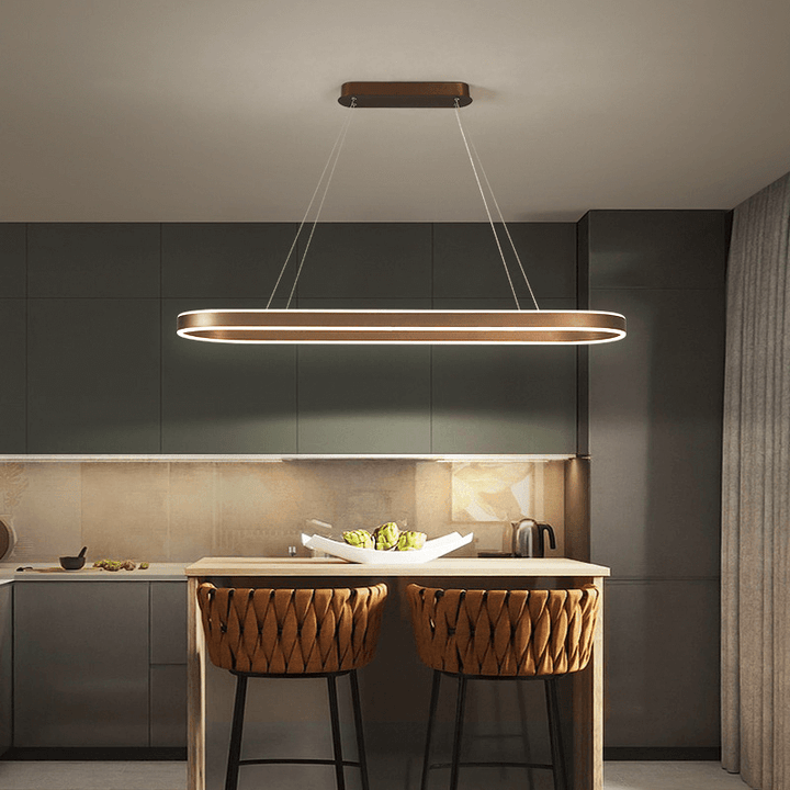 Moderne Spisebords Pendel - Rosaguld