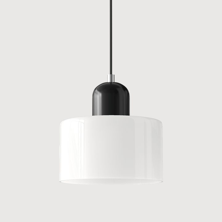 Moderni lasinen Bauhaus-tyylinen riippuvalaisin