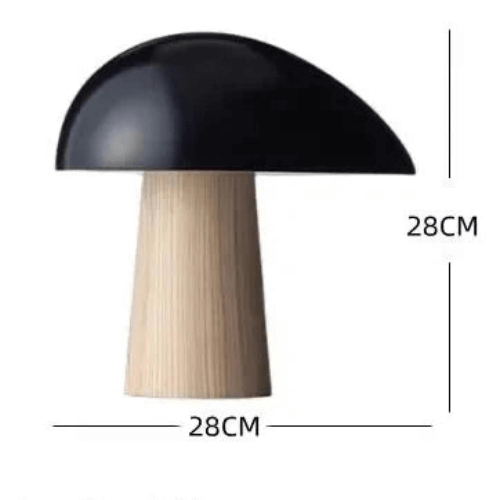 Moderne bordlampe med skandinavisk design