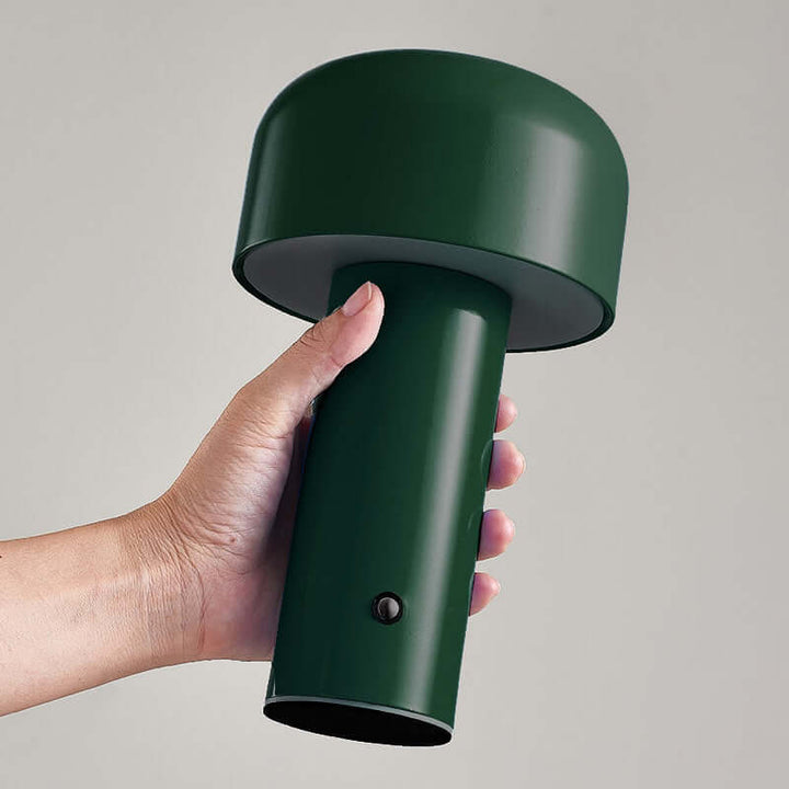 Trådløs bordlampe, italiensk champignon design