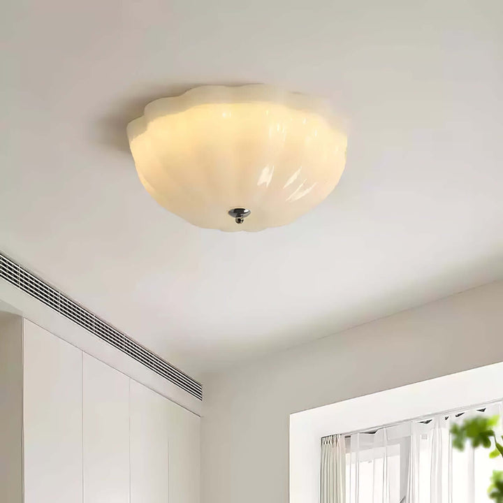 Moderne Opal Glas Loftlampe - Blødt og Diffust Lys