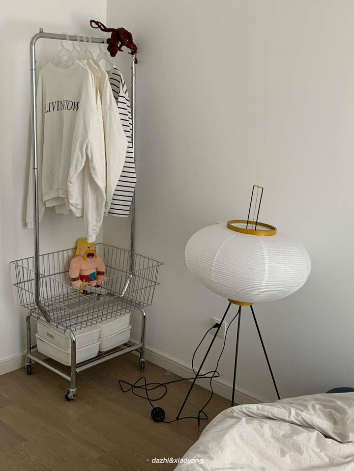Lampadaire En Papier De Riz