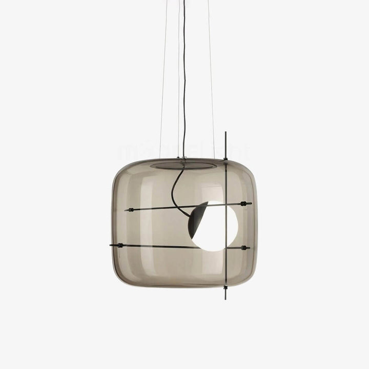 Moderne glas pendel med et rent og minimalistisk udseende