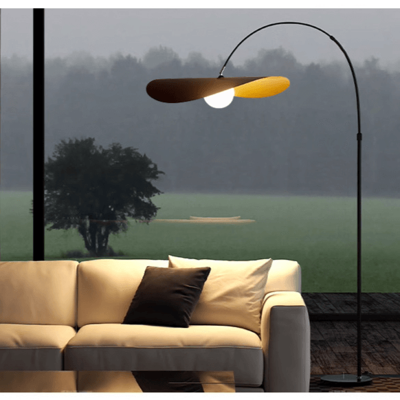 Moderne gulvlampe - Naturlig stil