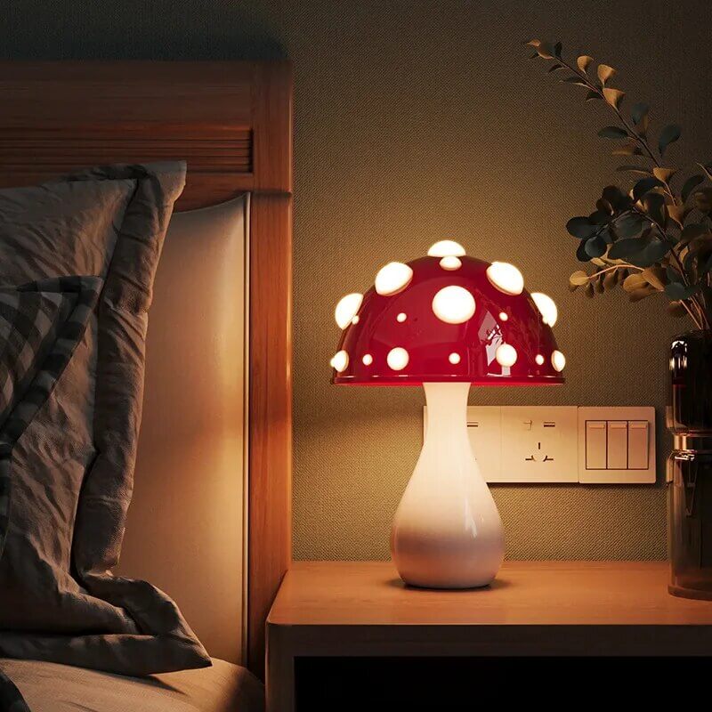 Moderne LED Bordlampe med trådløs opladning