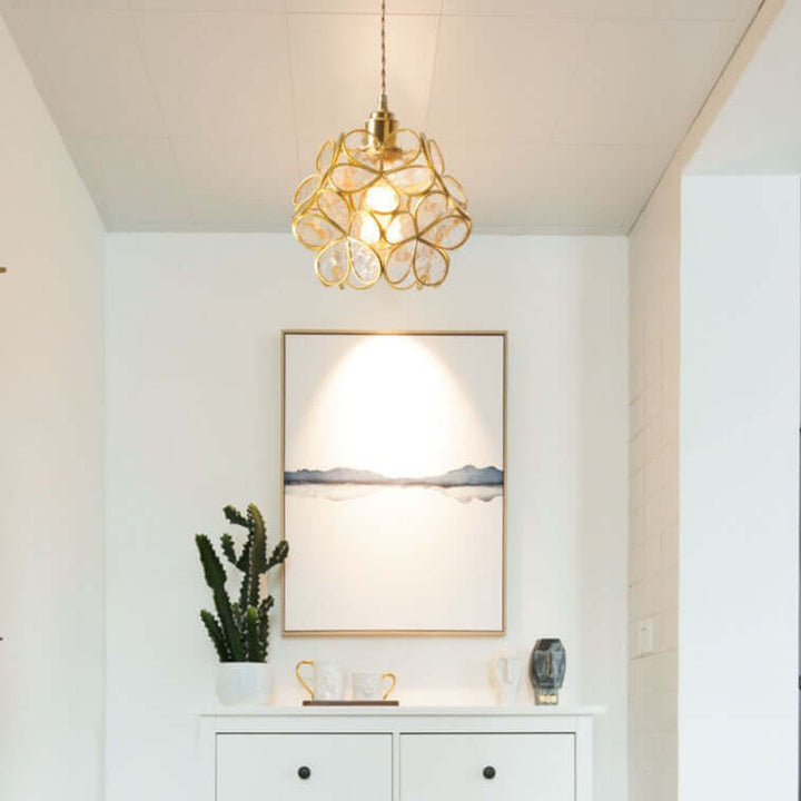 Moderne glas krone pendel – Nordisk stil