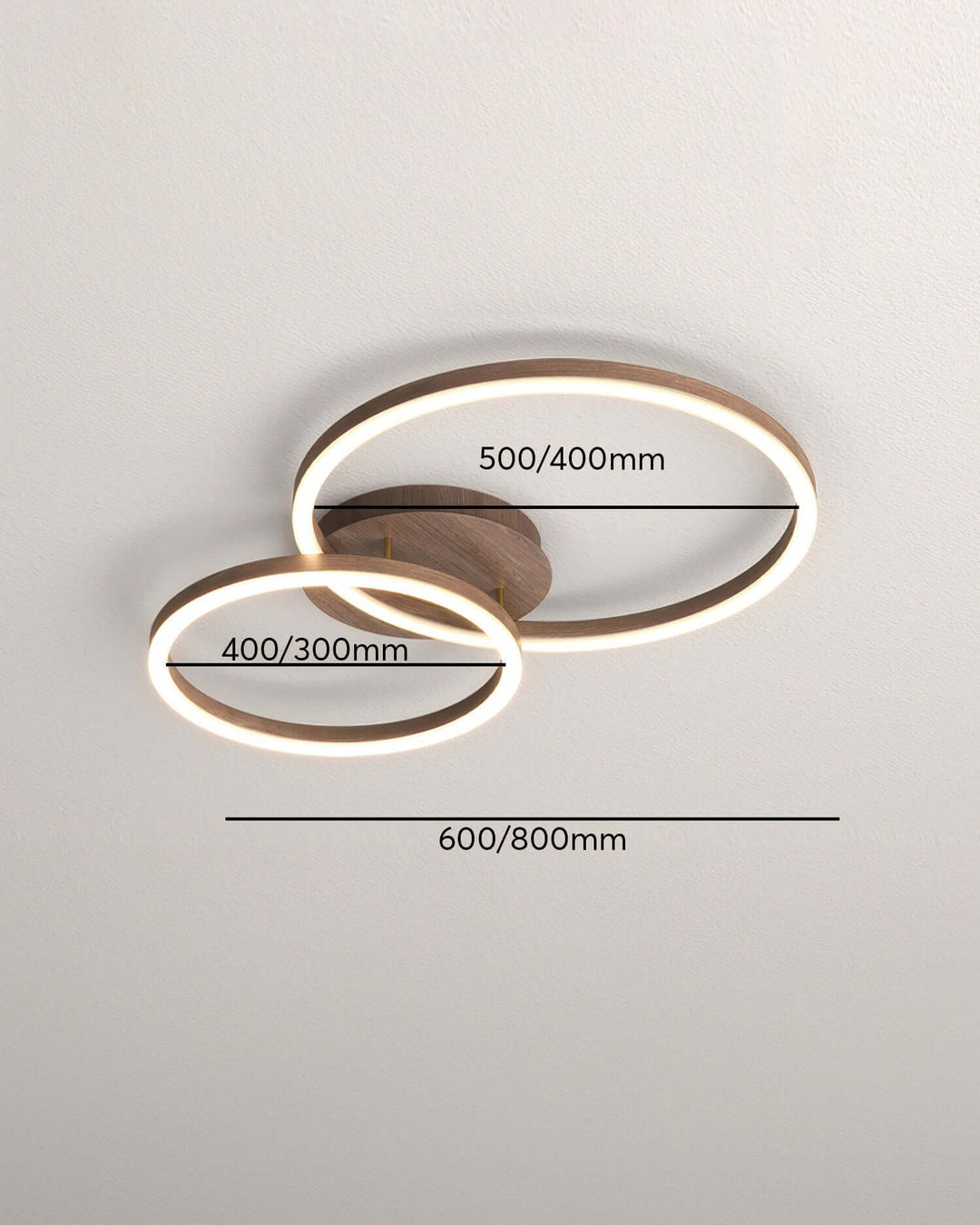 Elegant ring loftlampe