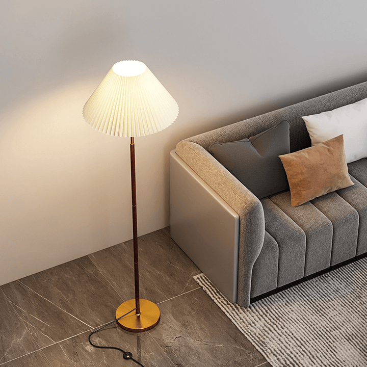 Moderne Rispapirlampe - Gulvlampe