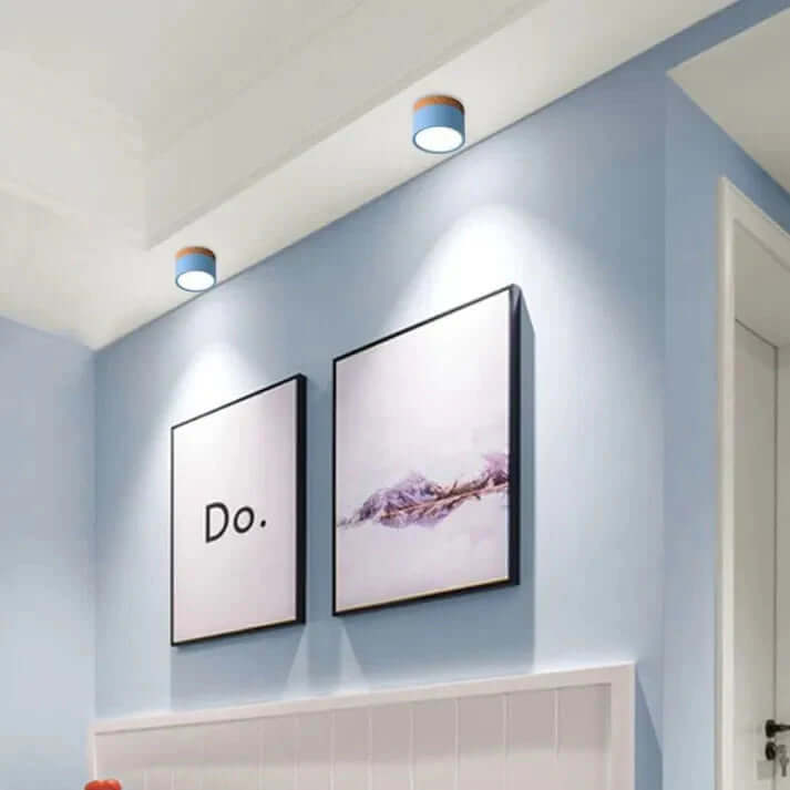 Moderne LED-loftslampe til gangen