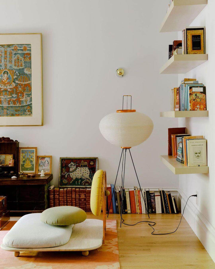 Lampadaire En Papier De Riz