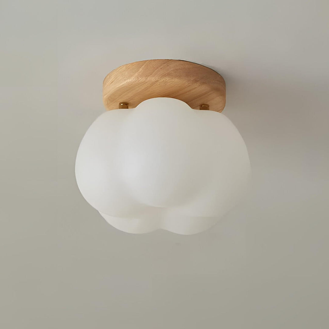 Hyggelig pæreformet loftslampe