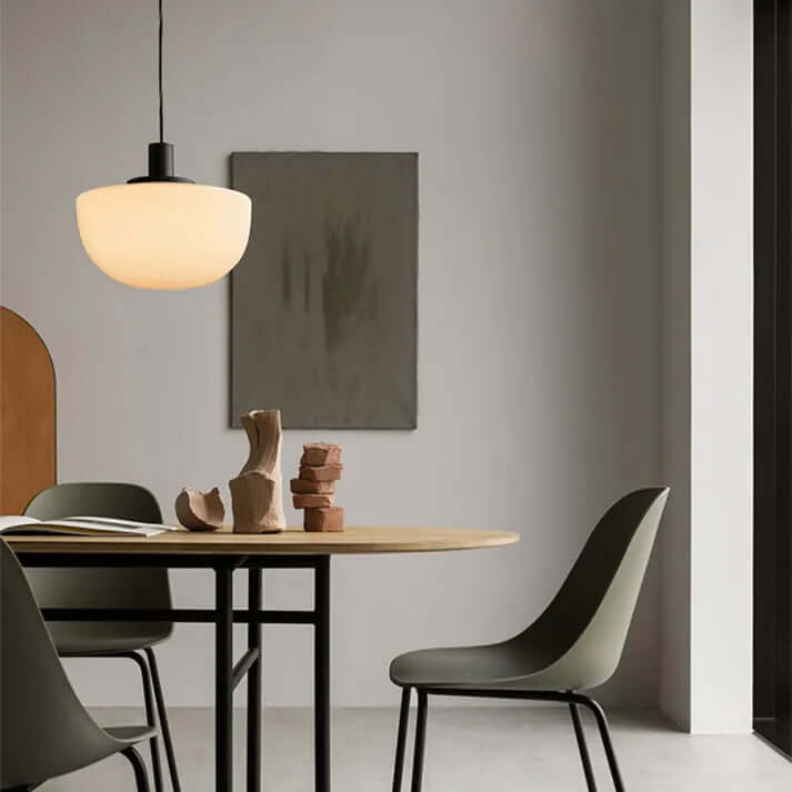 Moderne glas pendellampe
