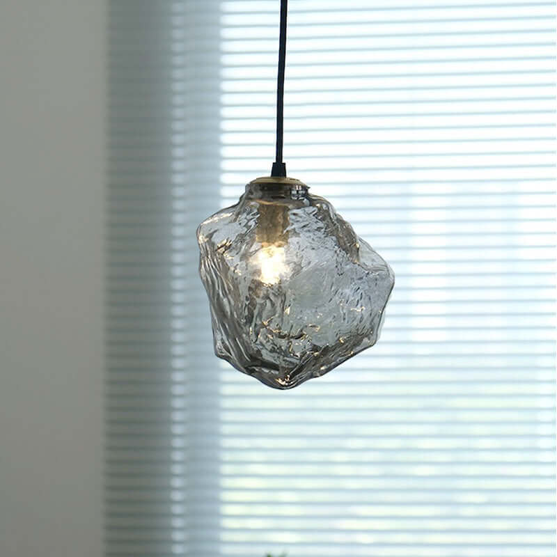 Klar Glas Pendel Lampe