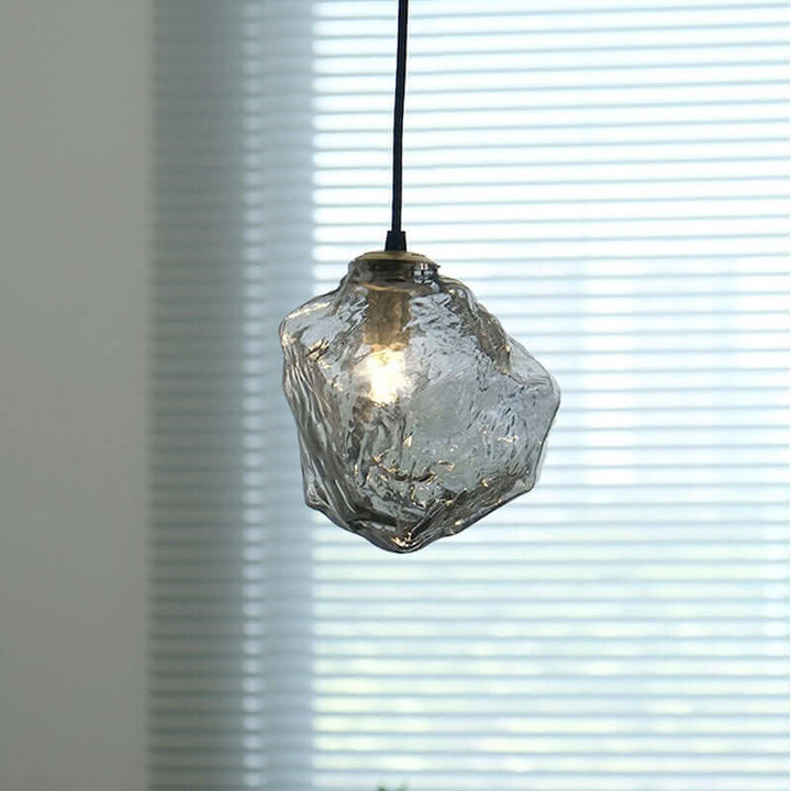 Klar Glas Pendel Lampe