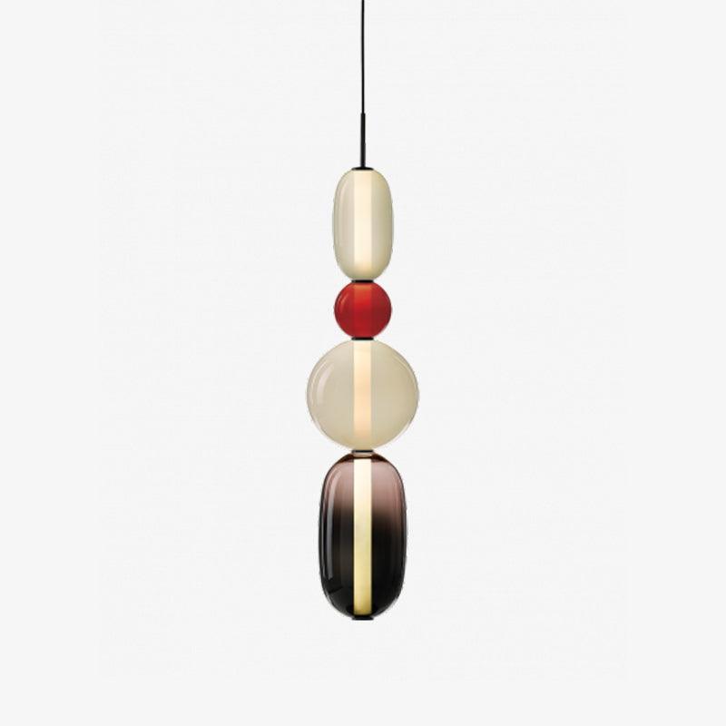 Lampe Pendante En Verre Confit