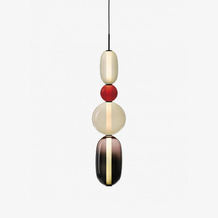 Lampe Pendante En Verre Confit