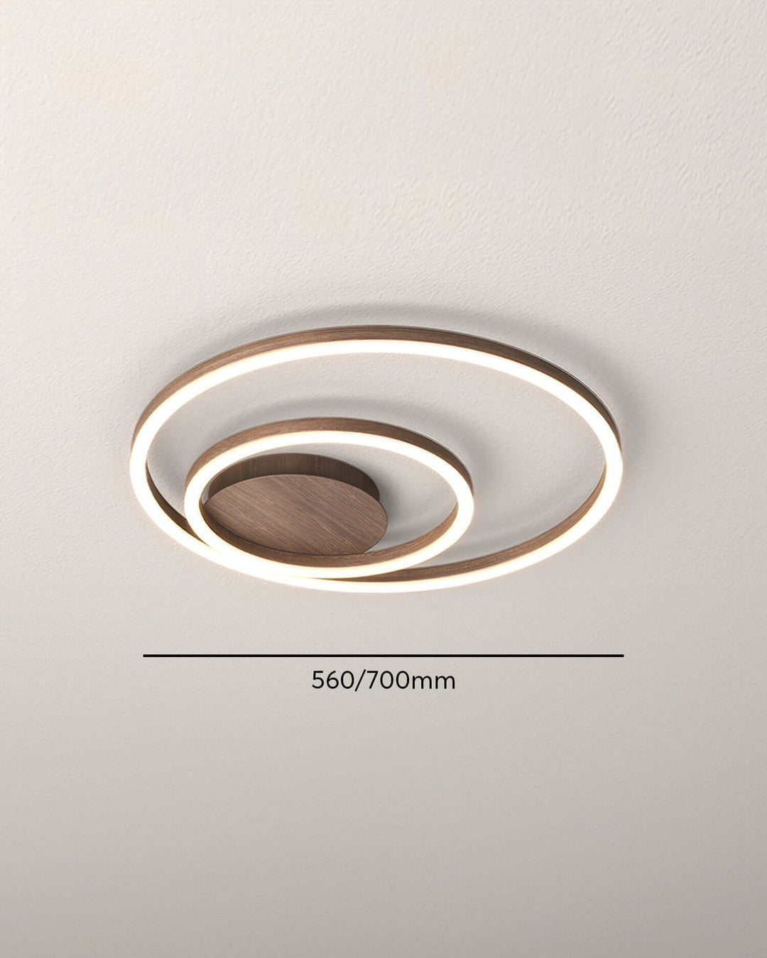 Elegant ring loftlampe