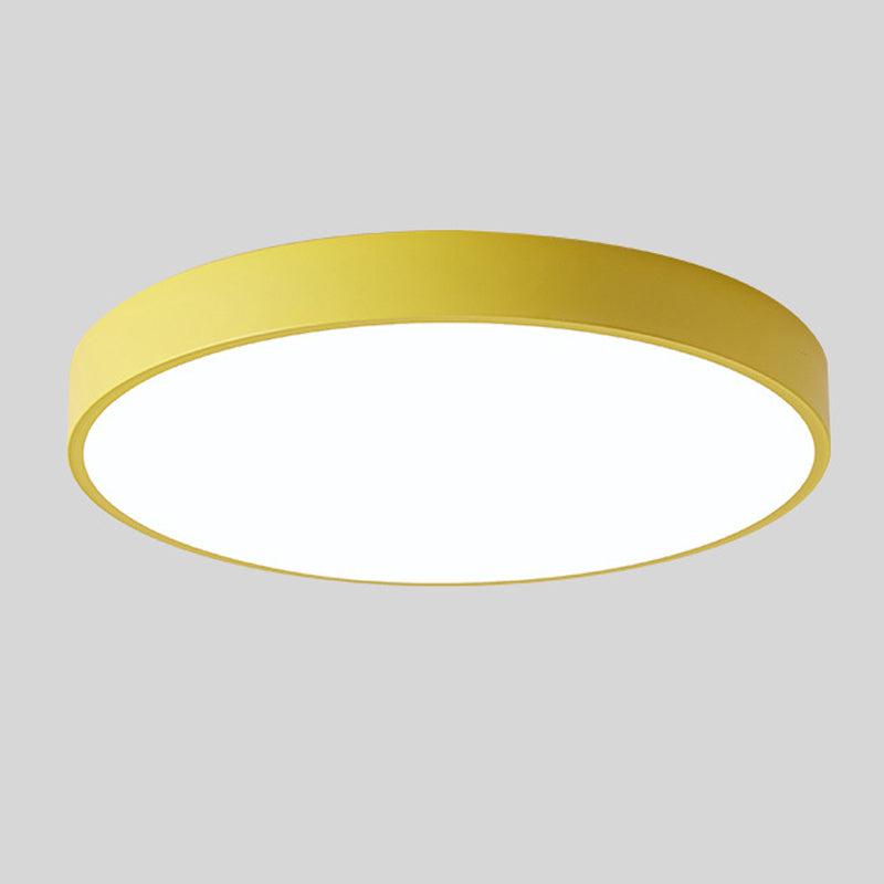 Moderne rund træ loftlampe - Skandinavisk stil